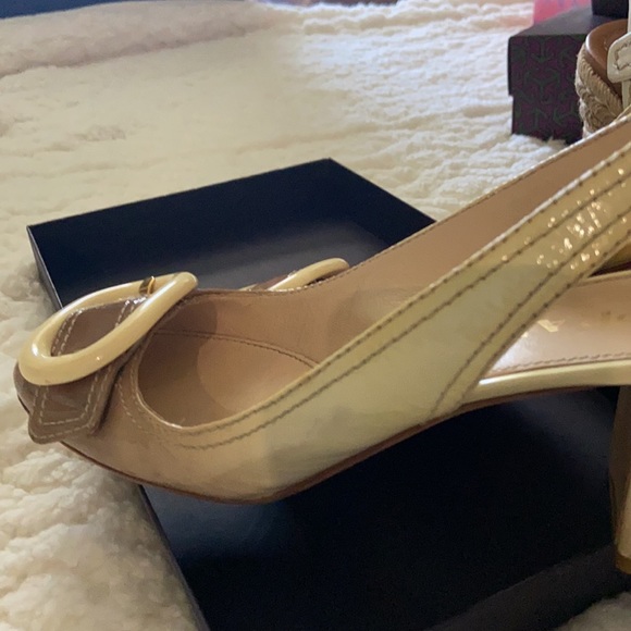 Prada slip on shoes beige/brown color size 6 - Picture 8 of 10